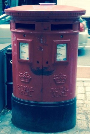 Scottish crown post box