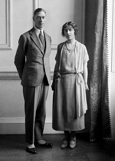 Albert Duke of York and Elizabeth Bowes-Lyon January 1923