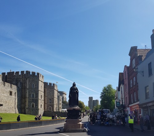 Queen Victoria statue outside Windsor Castle