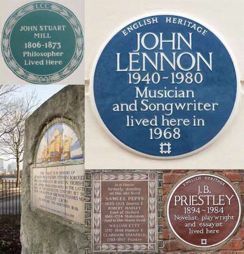 How to Spot a Plaque (Photo: English Heritage)