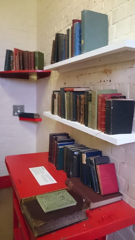 Replica of Oscar Wilde's Prison Library