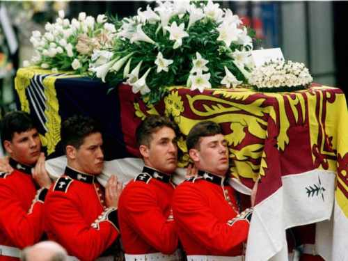Diana's coffin