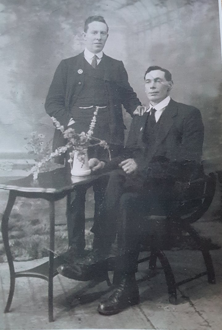 William Gray (seated) with whom?